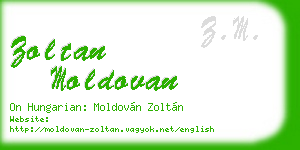 zoltan moldovan business card