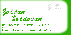 zoltan moldovan business card